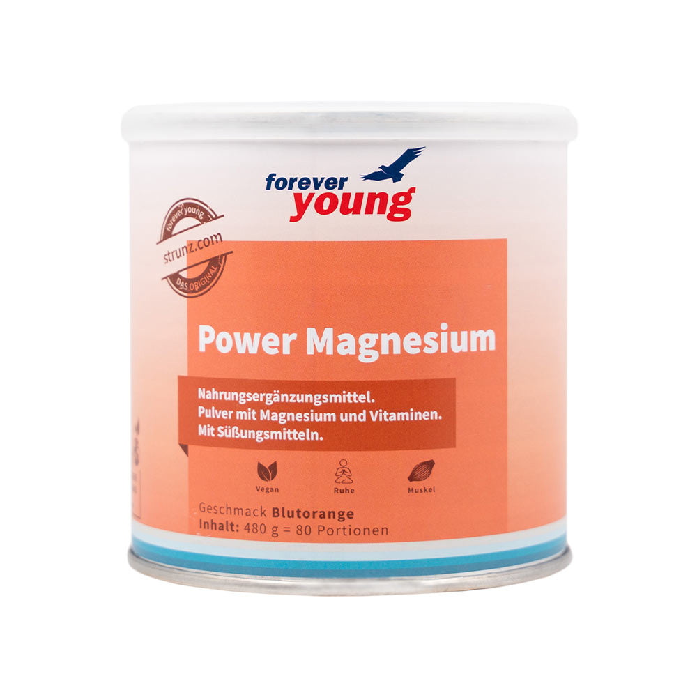 Магнезий комплекс Power Magnesium (магнезиев бисглицинат, магнезиев малат и магнезиев цитрат) 480 g forever young - Завинаги Здрав ООД. Power Magnesium е хранителна добавка под формата на прах с три вида магнезий и ценни витамини.
Той е особено добре поносима комбинация от магнезиев бисглицинат, магнезиев малат и магнезиев цитрат.