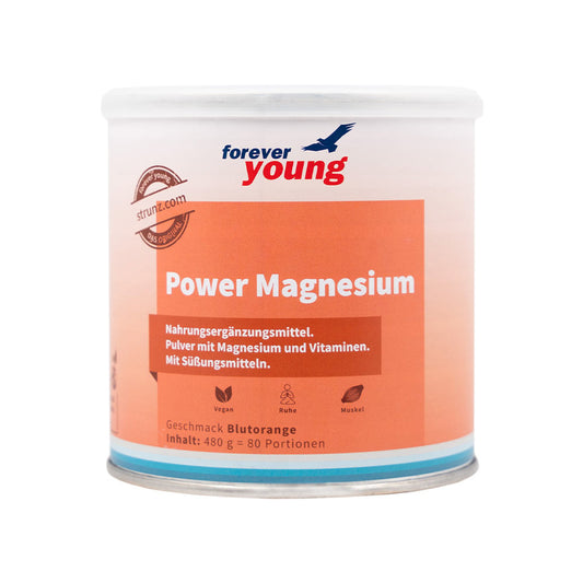 Магнезий комплекс Power Magnesium (магнезиев бисглицинат, магнезиев малат и магнезиев цитрат) 480 g forever young - Завинаги Здрав ООД. Power Magnesium е хранителна добавка под формата на прах с три вида магнезий и ценни витамини.
Той е особено добре поносима комбинация от магнезиев бисглицинат, магнезиев малат и магнезиев цитрат.
