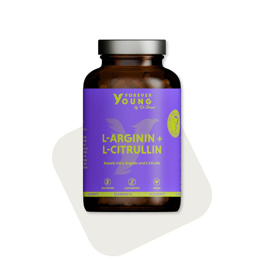 🆕L-Аргинин + L-Цитрулин (L-Arginine + L-Citrulline) 208 капсули forever young