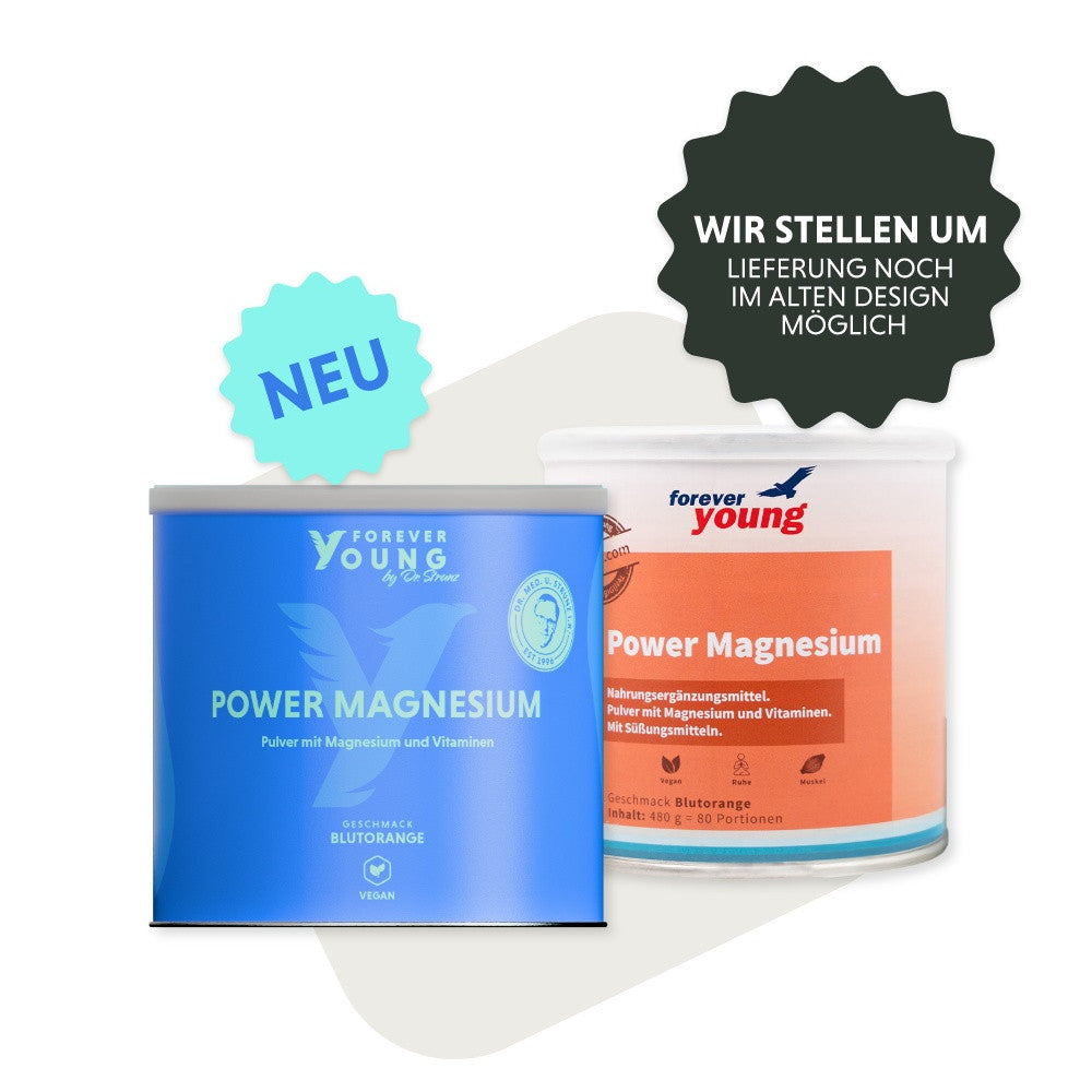 Магнезий комплекс Power Magnesium (магнезиев бисглицинат, магнезиев малат и магнезиев цитрат) 480 g forever young