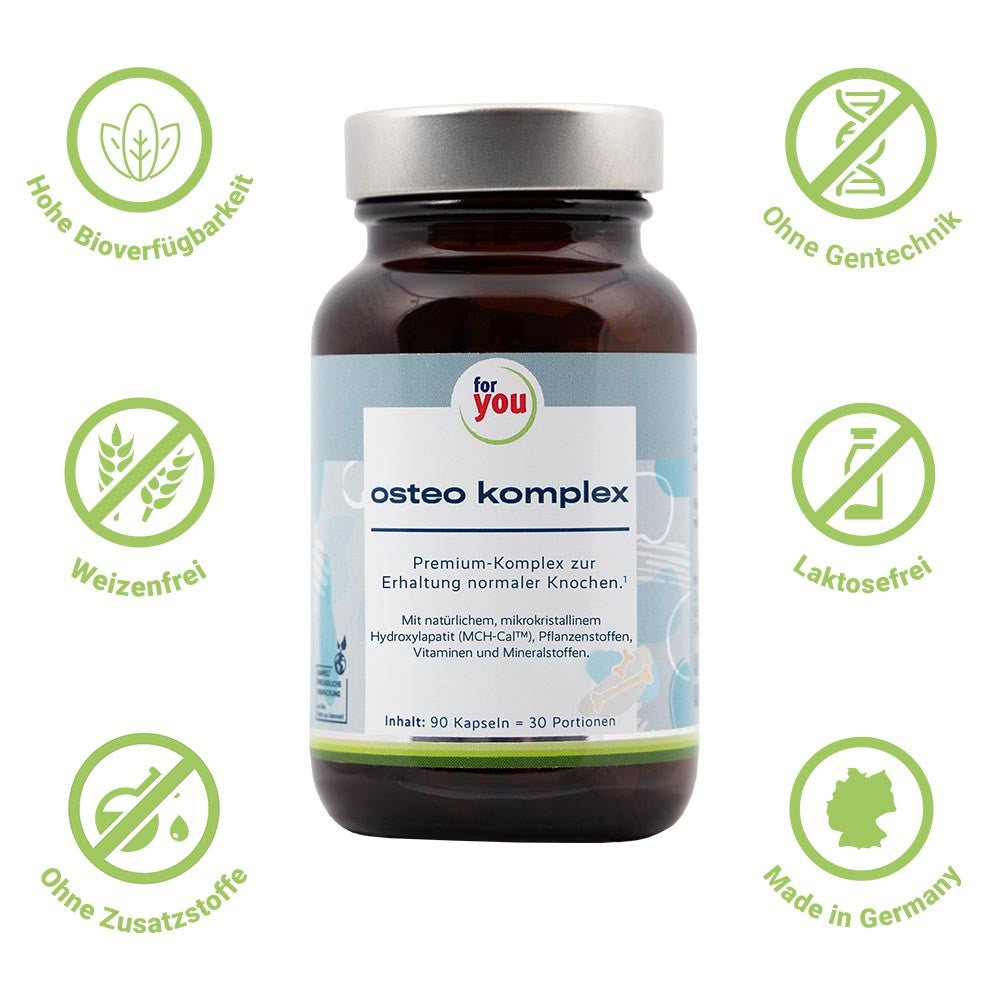 osteo komplex - хранителна информация и съставки